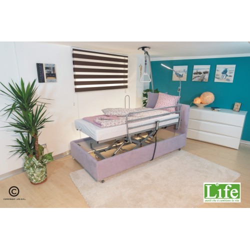 Letto assistenza domiciliare con sponde Discreet LIFE Ausili che ti cambiano la vita