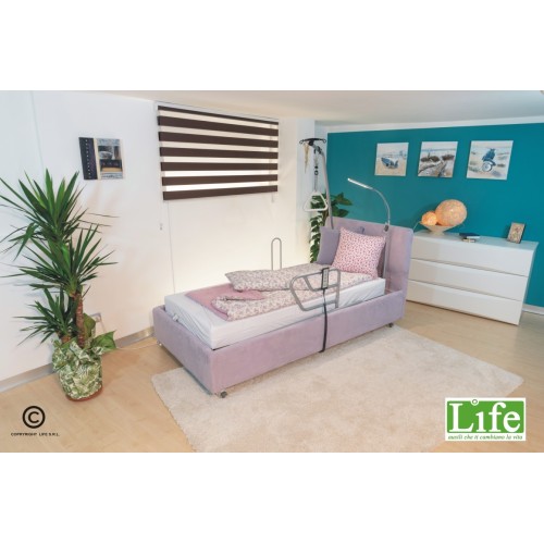 Letto assistenza domiciliare con sponde Discreet LIFE Ausili che ti cambiano la vita