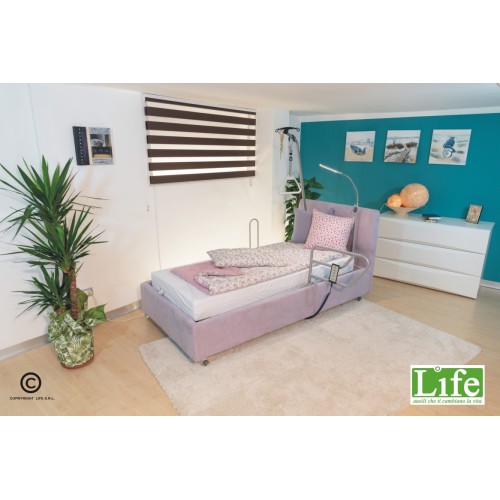 Letto assistenza domiciliare con sponde Discreet LIFE Ausili che ti cambiano la vita