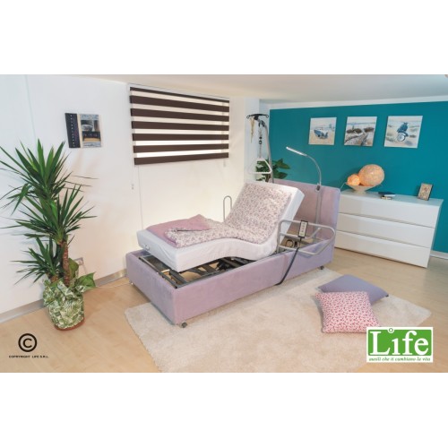 Letto assistenza domiciliare con sponde Discreet LIFE Ausili che ti cambiano la vita