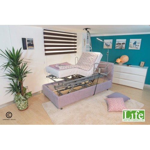 Letto assistenza domiciliare con sponde Discreet LIFE Ausili che ti cambiano la vita