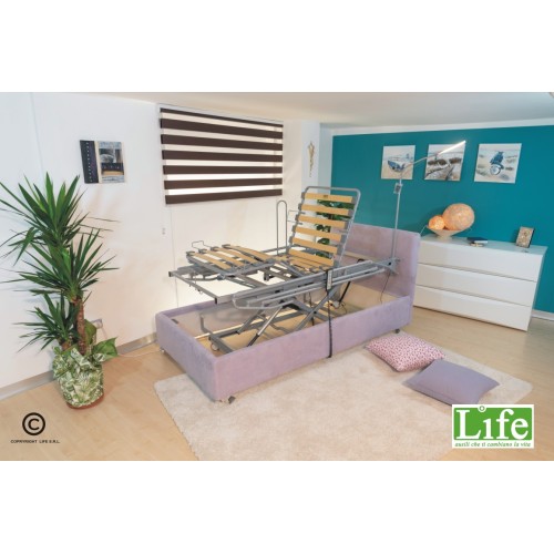 Letto assistenza domiciliare con sponde Discreet LIFE Ausili che ti cambiano la vita
