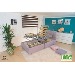 Letto assistenza domiciliare con sponde Discreet LIFE Ausili che ti cambiano la vita