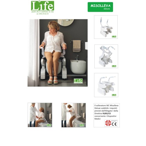 Sollevatore WC Misolleva Deluxe - iva agevolata 4%