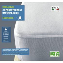 Coprimaterasso Sanitario Impermeabile per Letto rotante ROLLING Plus NOCE