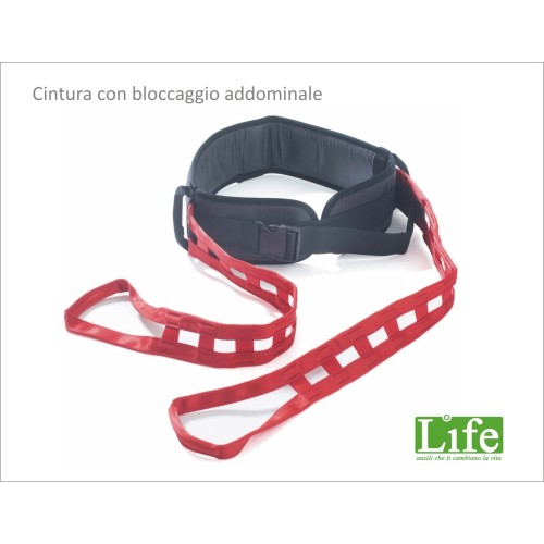 Trasportino anziani e disabili, cintura di sollevamento addominale