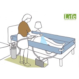 AcquaBed vasca Pieghevole letto per anziani e disabili