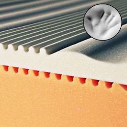 Maxi materasso in maxiform con fodera ecoschield iva agevolata 4%