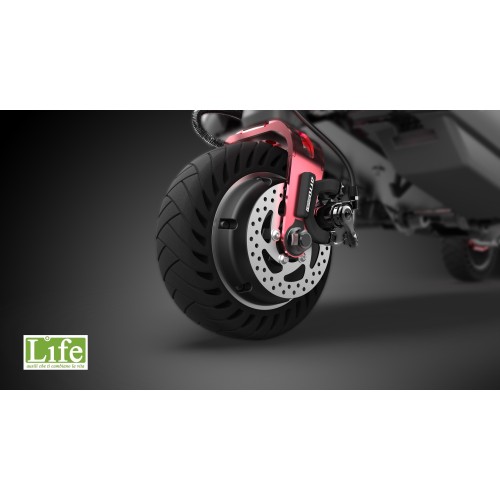 Scooter elettrico pieghevole ATTO Sport per anziani e disabili freni a disco