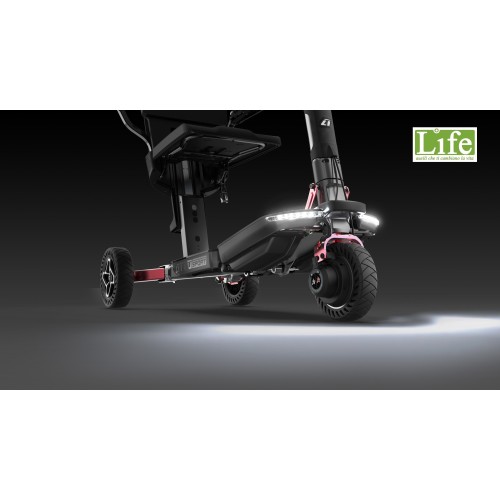 Scooter elettrico pieghevole ATTO Sport per anziani e disabili fari led