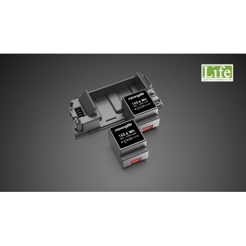 Scooter elettrico pieghevole ATTO Sport per anziani e disabili batteria divisa