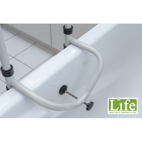 Scaletta antiscivolo con maniglia per accesso vasca da bagno Power-Step