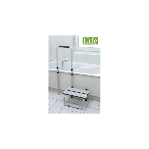 Scaletta antiscivolo con maniglia per accesso vasca da bagno Power-Step