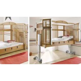 Sovrasponde in legno per Letto pediatrico per assistenza domiciliare TeddyCare