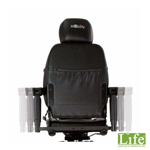 regolazione larghezza braccioli Scooter elettrico CN230 4 ruote per anziani e disabili - Portata max 158 Kg