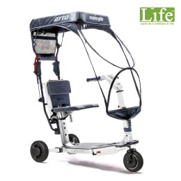 Tettuccio parasole e antipioggia pieghevole ATTO: scooter elettrico pieghevole  per anziani e disabili
