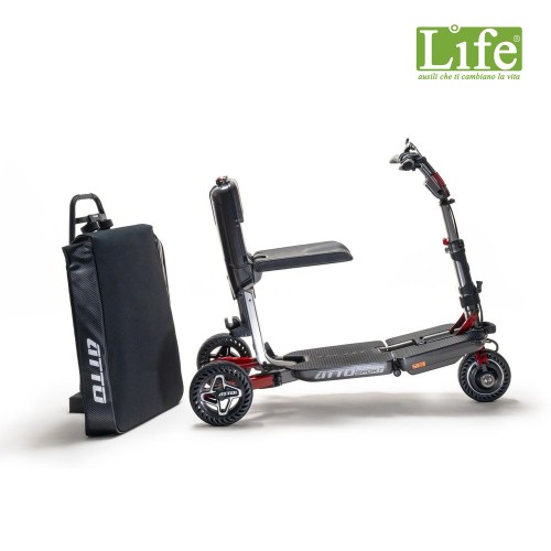 Tettuccio parasole e antipioggia pieghevole ATTO: scooter elettrico pieghevole  per anziani e disabili