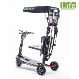 Tettuccio parasole e antipioggia pieghevole ATTO: scooter elettrico pieghevole  per anziani e disabili