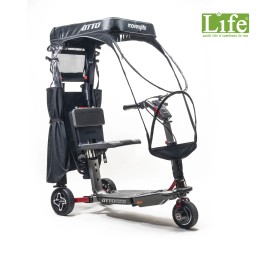 Tettuccio parasole e antipioggia pieghevole ATTO: scooter elettrico pieghevole  per anziani e disabili