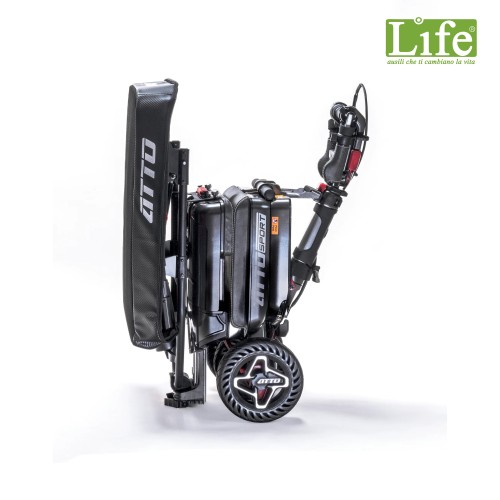 Tettuccio parasole e antipioggia pieghevole ATTO: scooter elettrico pieghevole  per anziani e disabili