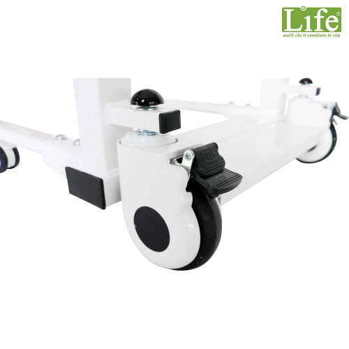 Sedia di trasferimento toilette per anziani con ruote SollevoLife