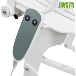 Sollevatore WC elettrico per anziani con coperchio e bracciolo MiSolleva basic