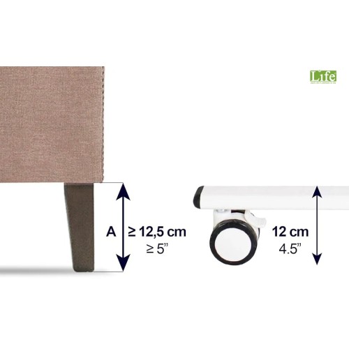 Sedia di trasferimento toilette per anziani con ruote SollevoLife