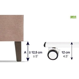 Sedia di trasferimento toilette per anziani con ruote SollevoLife