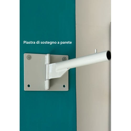 Piastra di supporto a parete per goap