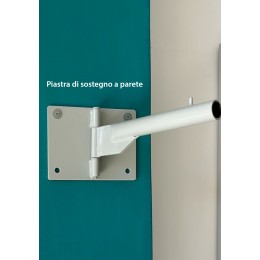 Piastra di supporto a parete per goap
