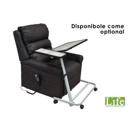 Tavolo Vassoio pranzo Slim per poltrone relax