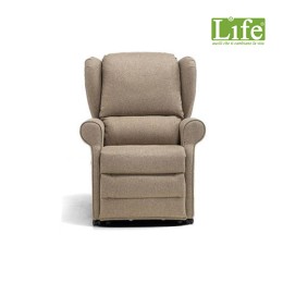 Poltrona relax motorizzata k59 con sistema Lift/Relax/Comfort e Roller System per la movimentazione su ruote