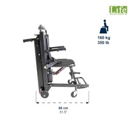 Sedia portantina montascale elettrico portatile cingolato per salire e scendere le scale