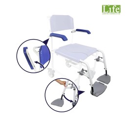 Sedia doccia Wc per disabili con ruote K30014