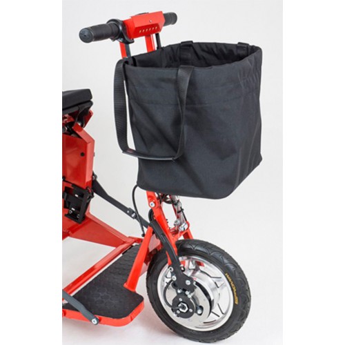 Cestino e porta bastone R30: scooter elettrico pieghevole  per anziani e disabili
