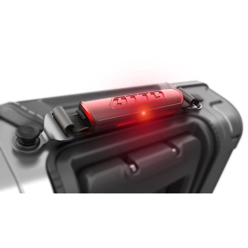 Maniglia di sollevamento per luce posteriore ricaricabile tramite USB.