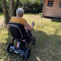 Carrozzina elettrica pieghevole per disabili BR7L