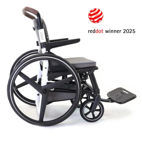 Carrozzina pieghevole autospinta per disabili Elegant
