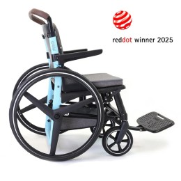 Carrozzina pieghevole autospinta per disabili Elegant