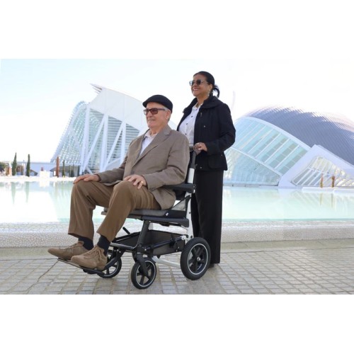 Carrozzina pieghevole leggera per disabili Elegant