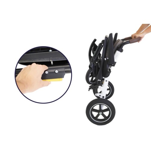 Carrozzina pieghevole leggera per disabili Elegant