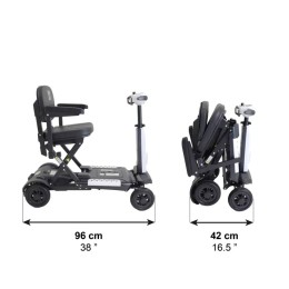 Scooter Elettrico Pieghevole a 4 ruote per anziani e disabili Movida Automatic