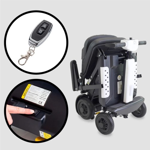 Scooter Elettrico Pieghevole a 4 ruote per anziani e disabili Movida Automatic