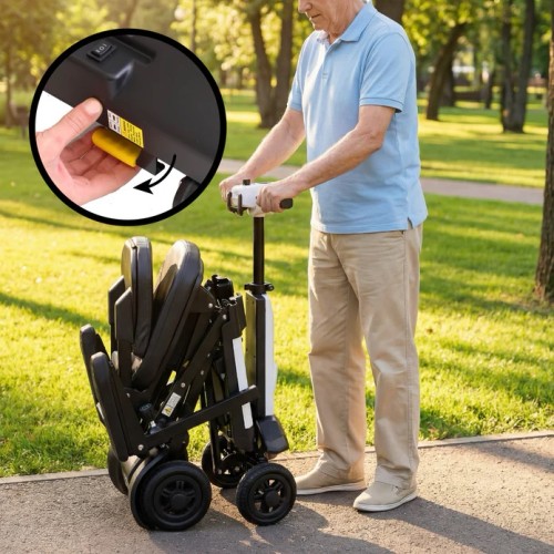 Scooter Elettrico Pieghevole a 4 ruote per anziani e disabili Movida Automatic