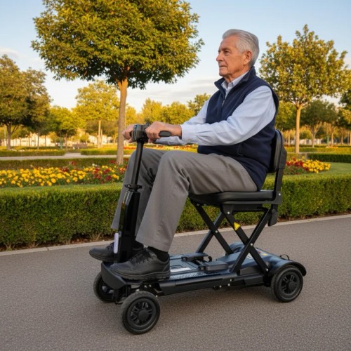 Scooter Elettrico Pieghevole a 4 ruote per anziani e disabili Movida Easy