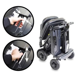 Scooter Elettrico Pieghevole a 4 ruote per anziani e disabili Movida Easy