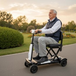 Scooter Elettrico Pieghevole a 4 ruote per anziani e disabili Movida Easy