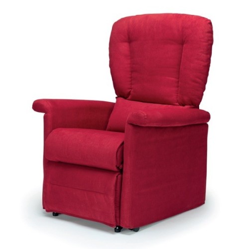 Poltrona relax motorizzata con sistema lift e Roller System per la movimentazione su ruote - Mod. Slim Lite - iva agevolata 4%