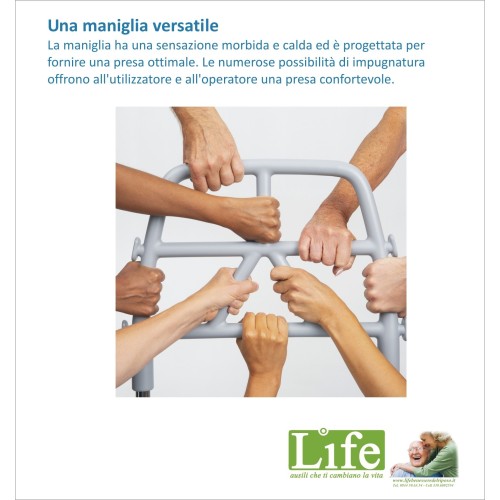 PRATIKO Transfer: trasportino per piccoli trasferimenti di anziani e disabili