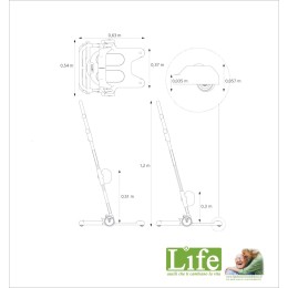 PRATIKO Transfer: trasportino per piccoli trasferimenti di anziani e disabili